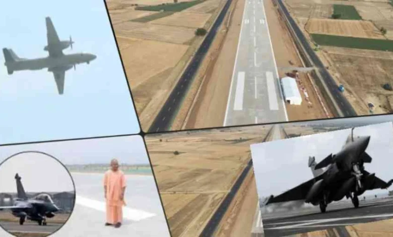 UP Ganga Expressway On Rafel News : गंगा एक्सप्रेस-वे बना भारत की वायुशक्ति का नया ‘रणभूमि रनवे’, राफेल, मिराज और जगुआर ने दिखाया दम, पहली बार नाइट लैंडिंग का ऐतिहासिक अभ्यास, ‘टच एंड गो’ के साथ भरी उड़ान, राफेल और जगुआर ने दिखाया दम 1 JPEG 20250502 175634 7782651345236316339 converted