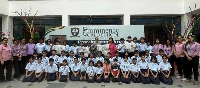 Prominence World School News : रचनात्मकता और नवाचार की नई उड़ान, प्रोमिनेंस वर्ल्ड स्कूल में 'प्रॉमिनेंसर्स’ क्रॉनिकल' और 'प्रॉमिनेंसर्स’ नवाचार' का भव्य विमोचन, विद्यार्थियों के लेखन और सोच को मिला मंच 1 JPEG 20250503 163145 9123305732920347267 converted