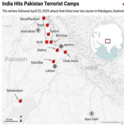 Operation Sindur News : हवा से बरसा कहर, आतंक का सफाया, ‘ऑपरेशन सिंदूर’ में भारत ने ली पहलगाम के मासूम श्रद्धालुओं की मौत का बदला, पाकिस्तान की धरती पर बरसे बम, तबाह हुए 9 ठिकाने, 100 आतंकियों को भेजा जहन्नुम, रफ्तार टुडे विशेष रिपोर्ट 3 JPEG 20250507 090316 1356009342318442610 converted