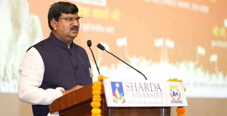 BJP Organisation News : "देश को चुनावी खर्च की बेड़ियों से मुक्ति दिलाएगा ‘एक राष्ट्र एक चुनाव’, शारदा यूनिवर्सिटी में हुआ भव्य आयोजन, भाजपा संगठन मंत्री धर्मपाल सिंह ने बताया कैसे देश के संसाधनों की होगी बचत और कैसे होगा विकास का रास्ता साफ" 4 JPEG 20250511 101023 5096857730998450869 converted