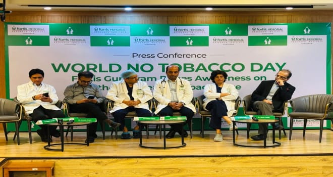 Fortis Hospital News : ЁЯЪн World No Tobacco Day Special "рдирд╢реЗ рдкрд░ рдЪреЛрдЯ, рд╕реЗрд╣рдд рдХреА рдУрд░ рдмрдврд╝рддреЗ рдХрд╝рджрдо!", рдЧреНрд░реЗрдЯрд░ рдиреЛрдПрдбрд╛ рдореЗрдВ рдЧреВрдВрдЬрд╛ рд╕рдВрдХрд▓реНрдктАФрддрдВрдмрд╛рдХреВ рдЫреЛрдбрд╝реЛ, рдЬреАрд╡рди рдЬреЛрдбрд╝реЛрдВ 2 world tobaco day