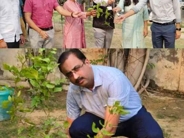 Greater Noida Authority News : "10,000 पौधे एक हरा भरा संकल्प!, ग्रेटर नोएडा प्राधिकरण ने पर्यावरण दिवस पर दिया ‘हरा संदेश’, सीईओ NG रवि कुमार और एसीईओ से लेकर नागरिकों तक ने निभाई हरियाली की जिम्मेदारी!" 1 JPEG 20250605 205714 6630685191834090596 converted