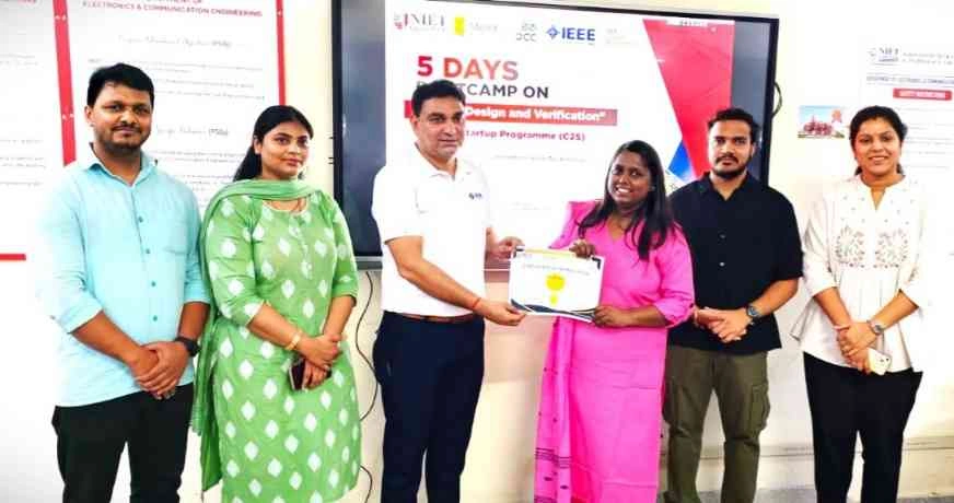 NIET College News : एनआईईटी के छात्रों की टेक्नोलॉजी में बड़ी छलांग!, सी-डैक और इलेक्ट्रॉनिक्स मंत्रालय द्वारा समर्थित वीएलएसआई बूटकैम्प का शानदार समापन, ग्रेटर नोएडा में तकनीकी शिक्षा को नई उड़ान 2 JPEG 20250616 145631 3186006534935169924 converted