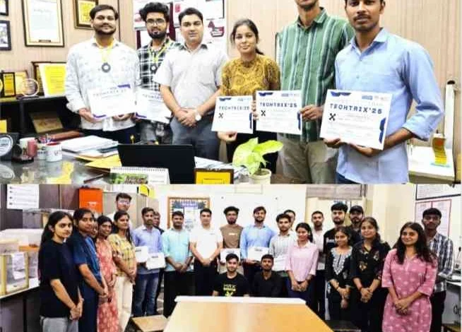 NIET College News : एनआईईटी का एयरोबॉट्स क्लब बना टेक्नोलॉजी का उड़ता सितारा!, इंटर-कॉलेज ड्रोन रेस में लहराया परचम, जीते दो प्रतिष्ठित पुरस्कार, तकनीकी दक्षता और नवाचार ने फिर दिल जीता 1 JPEG 20250617 120337 7297555135035378259 converted