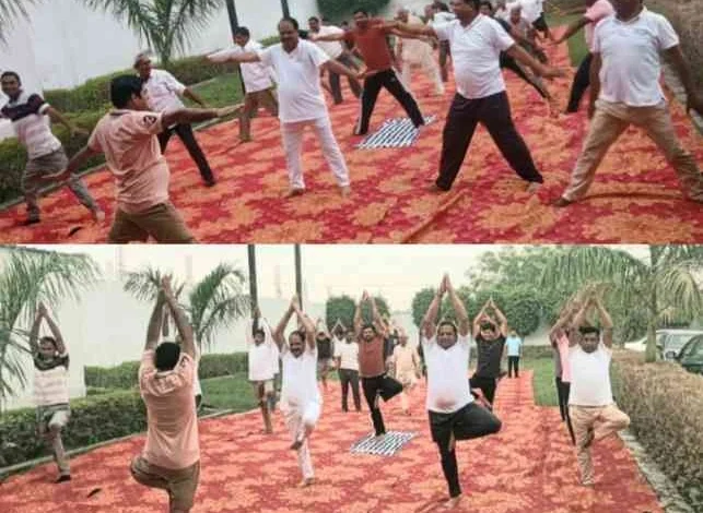 BJP Yoga Day News : योग से जीवन में आएगी ऊर्जा, संतुलन और स्वास्थ्य!, बोडाकी में भाजपा मंडल द्वारा आयोजित भव्य योग शिविर में उमड़ा जनसैलाब, प्रणीत भाटी बोले “योग ही एकमात्र जीवन की संजीवनी है” 1 JPEG 20250622 101143 2871890379494221847 converted