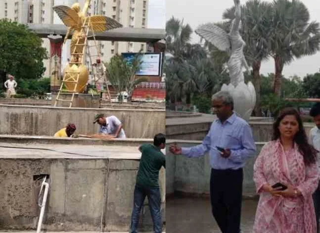 Pari Chowk News : "परी चौक बनेगा और भी भव्य और आकर्षक!", ग्रेनो प्राधिकरण ने कसी कमर, हरियाली से लेकर लाइटिंग तक हर पहलू पर तेज़ी से चल रहा सौंदर्यीकरण कार्य, ओएसडी गुंजा सिंह ने लिया जायजा, कार्य शीघ्र पूरा करने के निर्देश 1 JPEG 20250626 202754 6176973513768882309 converted