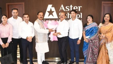 CBSE Cricket Tournament News : ग्रेटर नोएडा में क्रिकेट का महाकुंभ, सीबीएसई राष्ट्रीय टी-20 क्रिकेट टूर्नामेंट 2025 का भव्य आगाज़, युवा ऊर्जा और खेल भावना से सराबोर हुआ एस्टर संस्थान परिसर, आठ जोन, एक जंग देशभर से आई टीमें, सांसद डॉक्टर महेश शर्मा ने किया टूर्नामेंट का उद्घाटन 1 FB IMG 1757927496062 converted 1