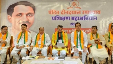 BJP Organization News : “संगठन से सत्ता तक, बूथ से भारत तक!” ग्रेटर नोएडा में BJP का दो दिवसीय ‘प्रशिक्षण महाभियान’ शुरू, नेताओं ने कार्यकर्ताओं में फूंका मिशन 2026 और 2027 का जोश, अग्रसेन भवन बना भाजपा के ‘राजनीतिक गुरुकुल’ का केंद्र, सांसद से लेकर विधायक तक ने दिया जीत का मंत्र — “सेवा, संगठन और सोशल मीडिया से मजबूत होगा भाजपा का किला” 5 FB IMG 1778925402284 converted