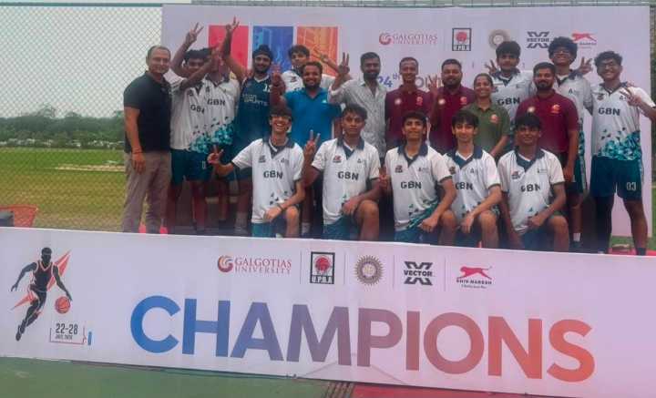 Baskatball News : गौतम बुद्ध नगर के बास्केटबॉल खिलाड़ियों का दमदार प्रदर्शन, 24वीं यूपी यूथ स्टेट चैंपियनशिप में कांस्य पदक पर किया कब्जा, देवांश और जक्की रहे जीत के नायक, पूरे टूर्नामेंट में दिखा शानदार तालमेल 1 IMG 20260727 WA0041 converted 1