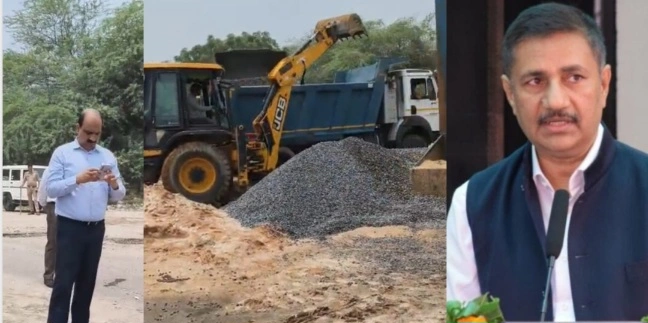 Yamuna Authority News : भू-माफियाओं पर फिर चला यमुना प्राधिकरण का बुलडोजर!, चपरगढ़ में 250 करोड़ की सरकारी जमीन कराई कब्ज़ामुक्त, 60 मीटर चौड़ी ग्रीन बेल्ट पर अवैध कब्जों का हुआ सफाया, सख्त संदेश—‘अब नहीं चलेगी जमीन पर गुंडागर्दी’, यीडा के सीईओ राकेश सिंह बोले ग्रीन बेल्ट पर कब्जा बर्दाश्त नहीं, प्राधिकरण ने दिखाई सख्ती 1 Screenshot 20260710 220228 PicCollage converted
