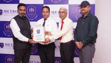 Metro University News : मेट्रो यूनिवर्सिटी में AI सेमिनार, शिक्षाविदों ने जाना शिक्षा में आर्टिफिशियल इंटेलिजेंस का बढ़ता प्रभाव, ‘Unlock the Power of Artificial Intelligence in Education’ विषय पर हुआ विशेष सत्र, AI आधारित लर्निंग, रिसर्च, इनोवेशन और इंडस्ट्री-अकादमिया सहयोग पर हुई चर्चा, AI आधारित शिक्षा समय की जरूरत- डॉ. राजेश पाठक 5 IMG 20260808 WA0031 converted